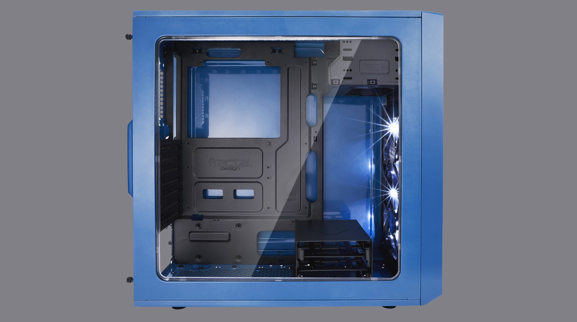 Fractal FD-CA-Focus-BU-W Boîtier pour PC Bleu 