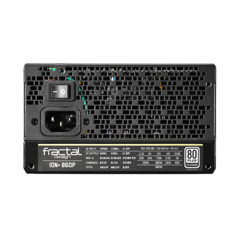 電源ユニット Fractal Design ION+860P Ion+ 860W Platinum — Fractal Design