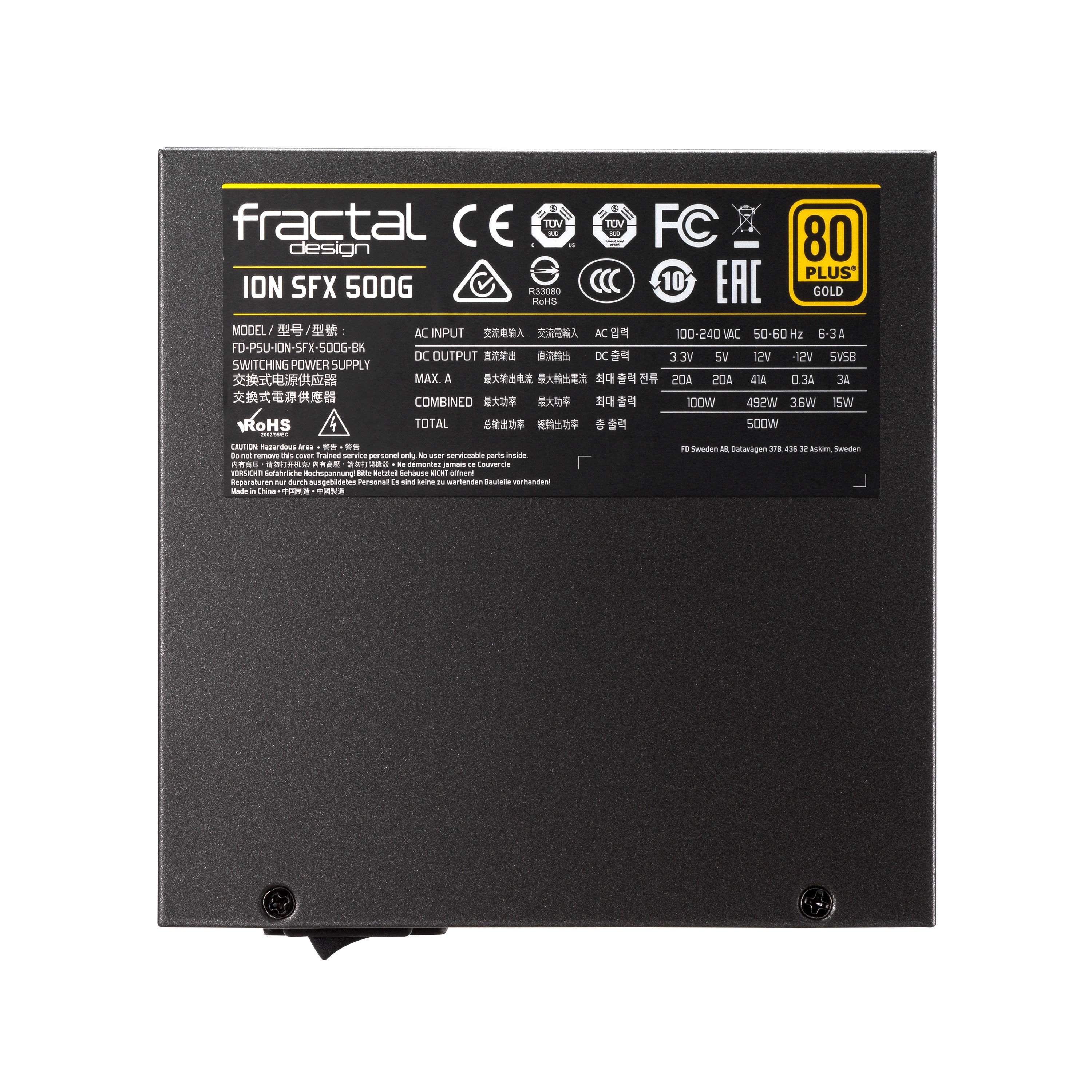 PC電源ユニット fractal design 650W 80PLUS GOLD
