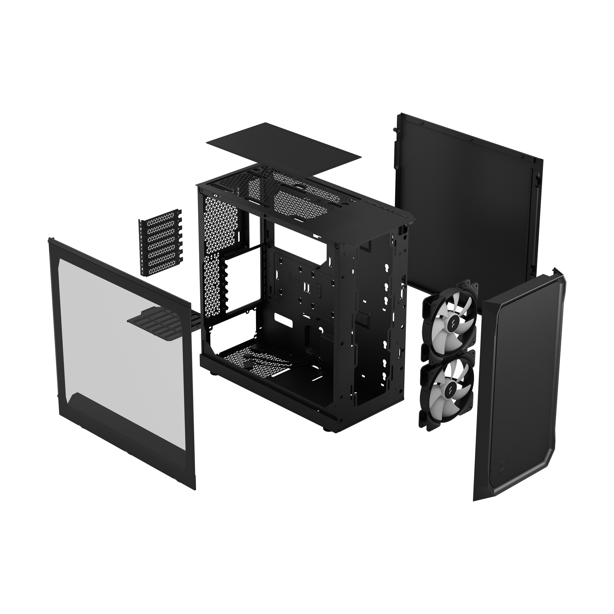 Fractal Design Focus 2 White RGB TG Clear Tint Chassis at Rs 6965