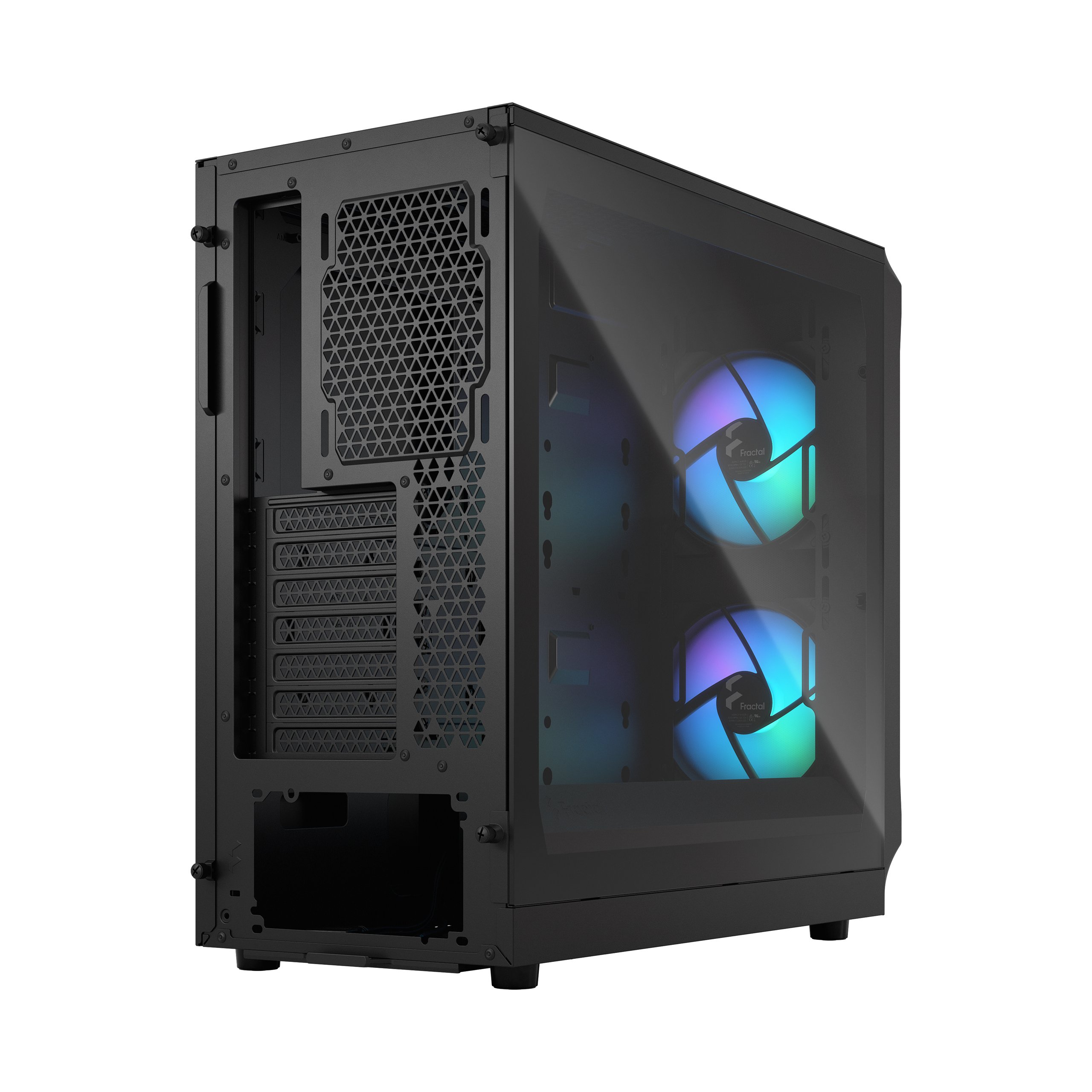 Fractal Design Focus 2 RGB Black Mid Tower Tempered Glass PC Case