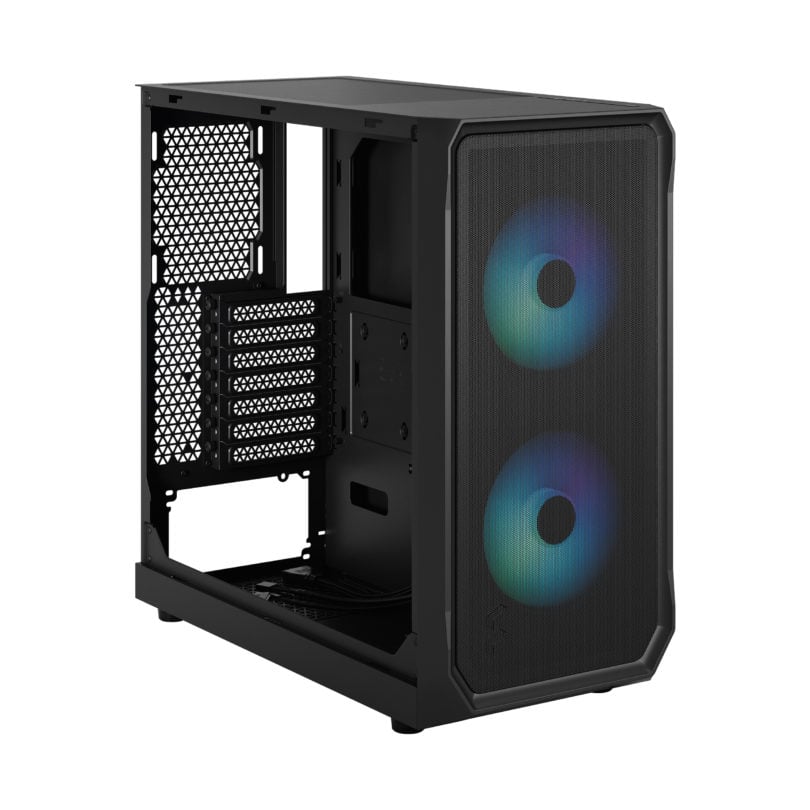 Fractal Design Focus 2 RGB Black TG Clear Tint エアフロー重視 強化
