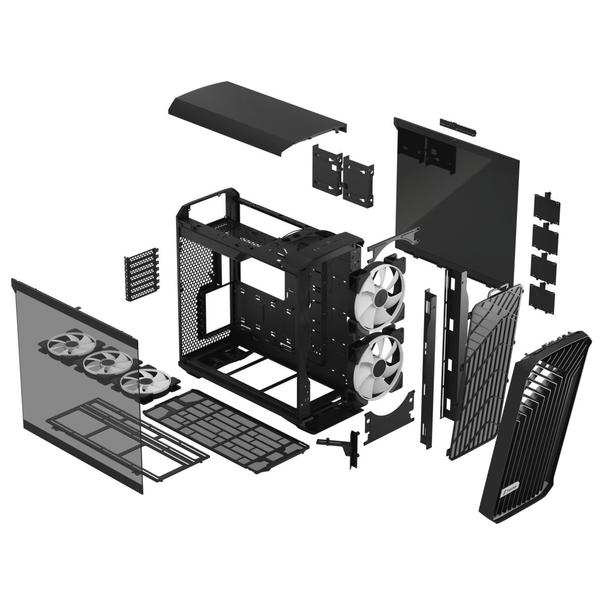 Fractal Design Torrent Compact TG (Blanc) - Boîtier PC - Garantie