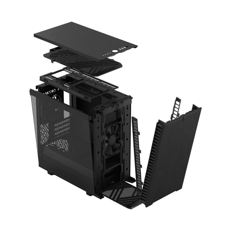 PCケース(自作PC用) Define 7 Mini Black Solid Define 7 Mini Solid | Fractal Design ミニタワー型PCケース