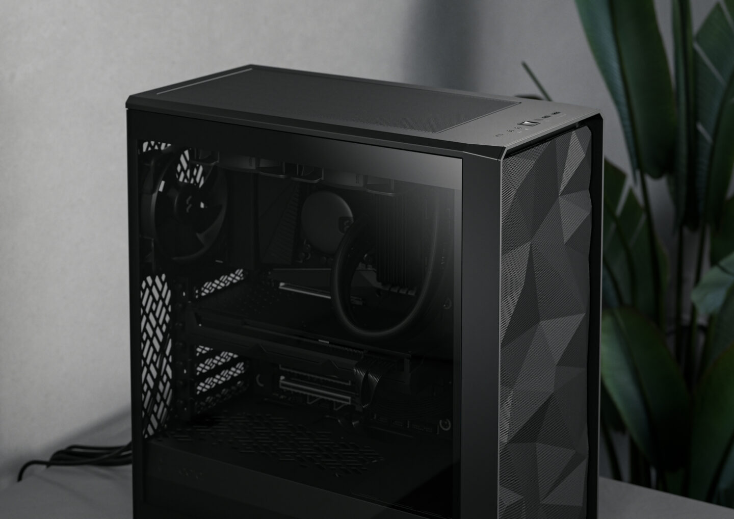 Case PC Fractal Design Meshify 2 Compact Lite - Vetro Temperato, Design Mesh, Supporto ATX, Nero