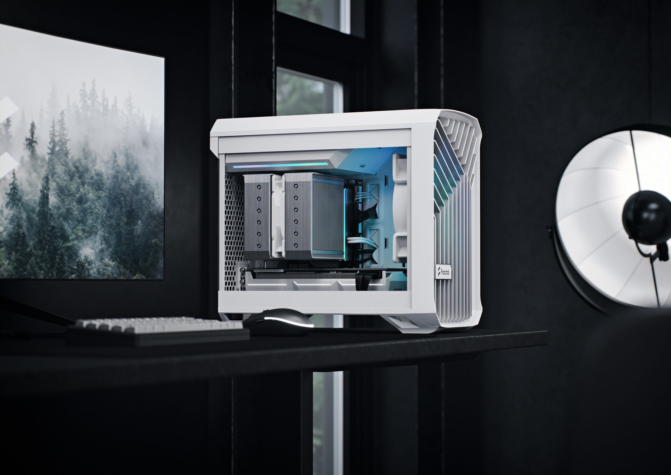 Fractal Design Torrent Nano RGB Black TG Light Tint Mini-ITX