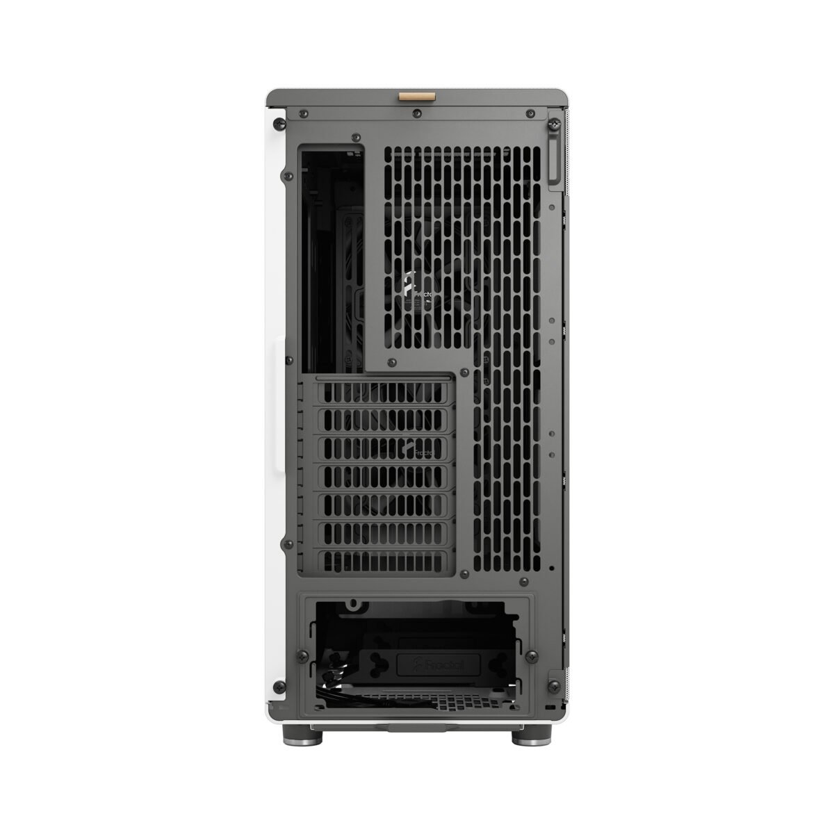 Fractal Design North ATX mATX Mid Tower PC Case - Chalk White