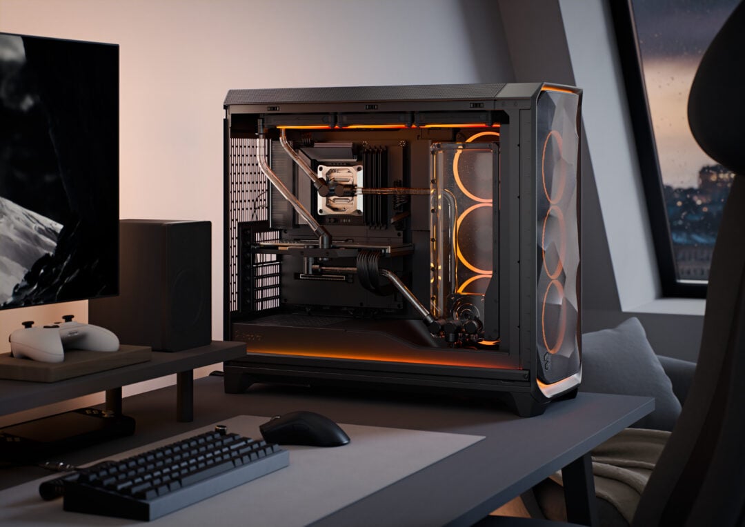 Meshify 3 XL space for up to a 420 mm top radiator