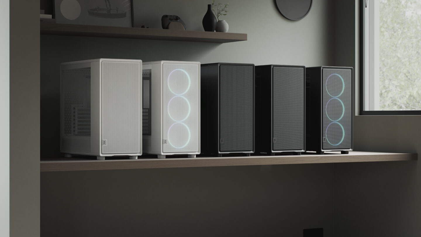 テーブル・机 fractalize Amazon.com: Fractal Design Terra Graphite - Wood Walnut Front